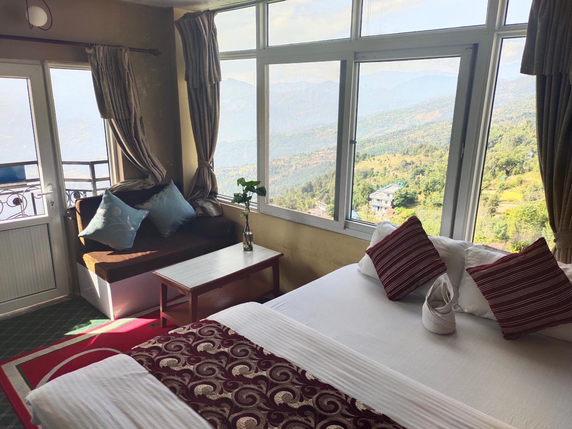 Hotel High Ground Inn Sarangkot Pokhara Exterior foto